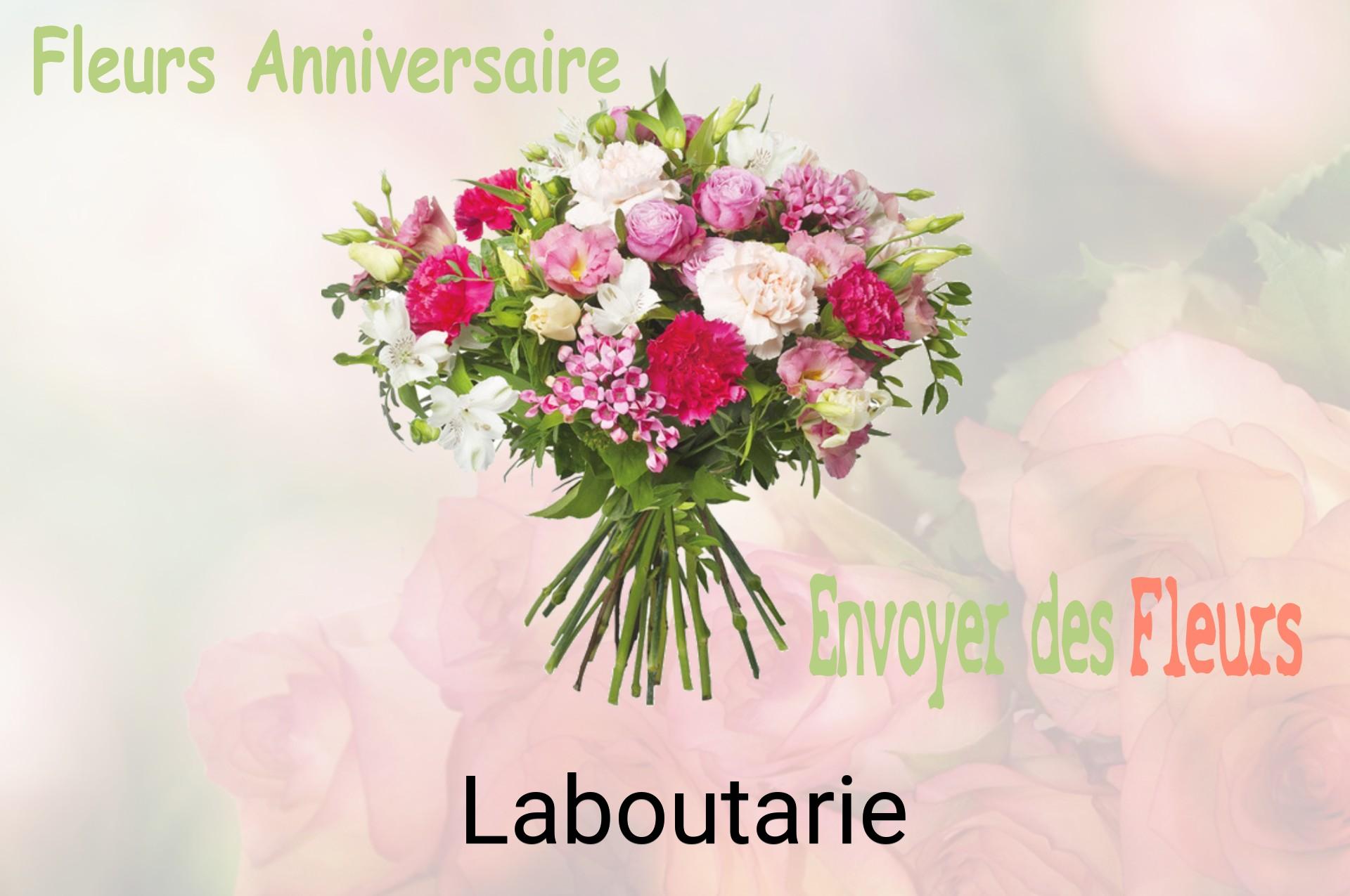 Bouquet de fleurs d’anniversaire livré à Laboutarie